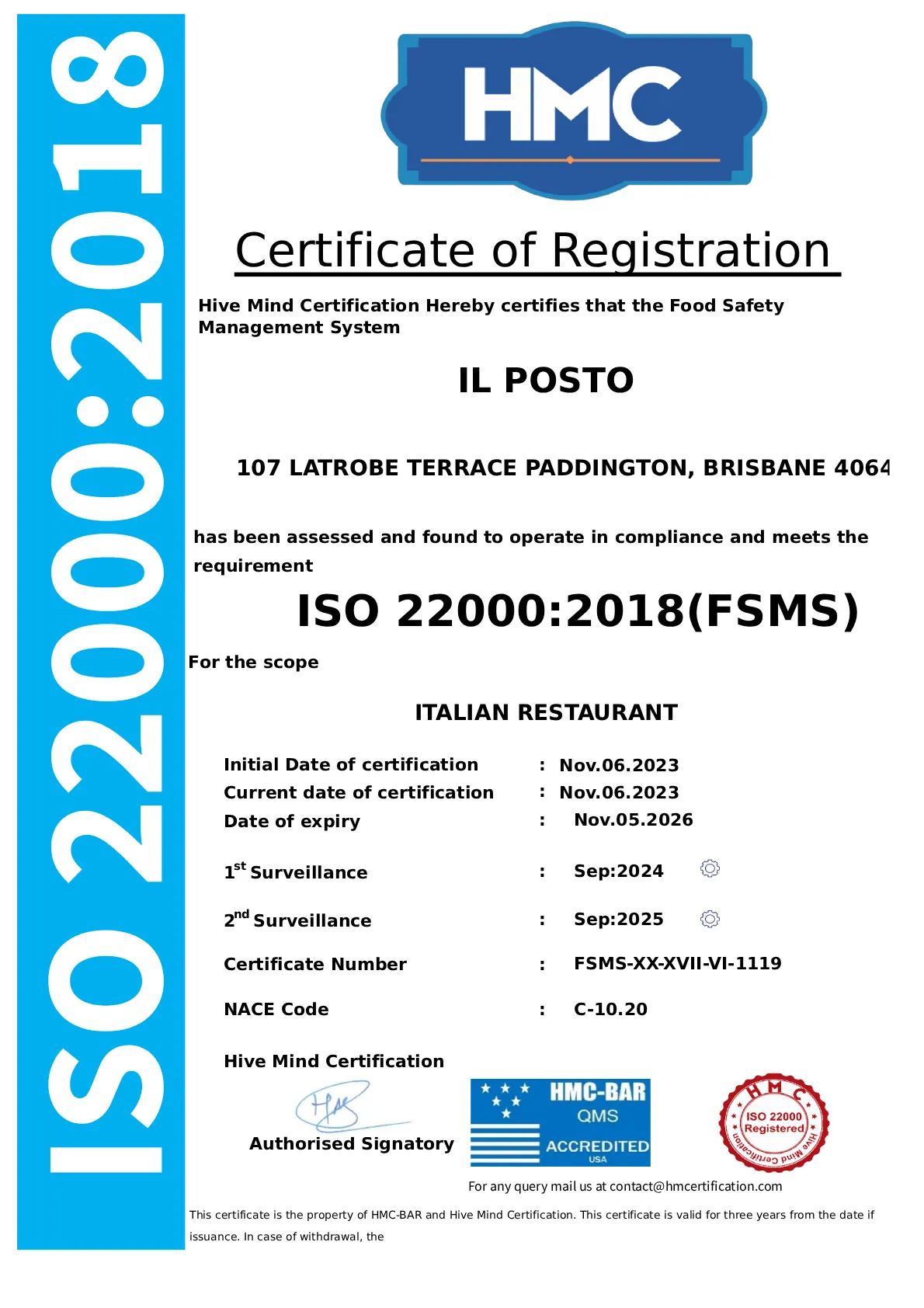 ISO Certification